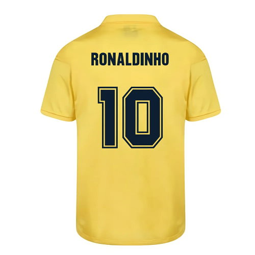 Score Draw Barcelona 1982 Away Shirt (RONALDINHO 10)