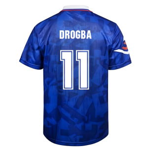 Score Draw Chelsea 1992 Retro Football Shirt (DROGBA 11)