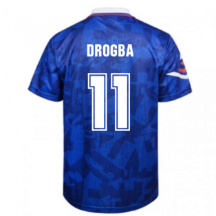 Score Draw Chelsea 1992 Retro Football Shirt (DROGBA 11)