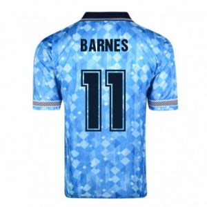 Score Draw England 1990 Third World Cup Finals Retro Football Shirt