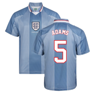 Score Draw England 1996 Away Euro Championship Retro Football Shirt (Adams 5)