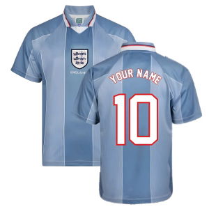Score Draw England 1996 Away Euro Championship Retro Football Shirt