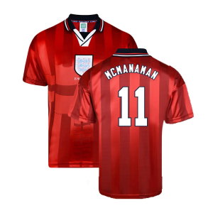 Score Draw England 1998 World Cup Finals Away Retro Football Shirt (MCMANAMAN 11)