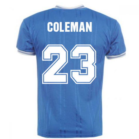 Score Draw Everton 1984 Home Shirt (COLEMAN 23)