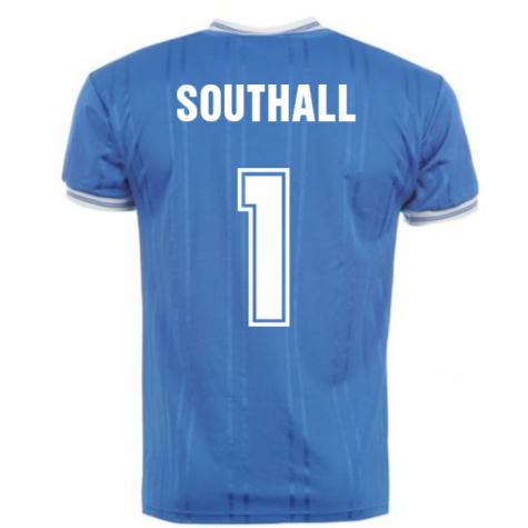 Score Draw Everton 1984 Home Shirt (SOUTHALL 1)