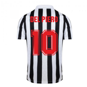 Score Draw Juventus 1984 Retro Football Shirt (DEL PIERO 10)