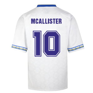 Score Draw Leeds United 1993 Admiral Retro Football Shirt (McAllister 10)
