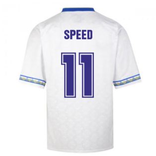 Score Draw Leeds United 1993 Admiral Retro Football Shirt (Speed 11)