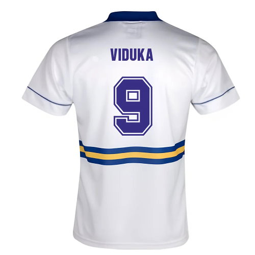 Score Draw Leeds United 1994 Home Shirt (VIDUKA 9)