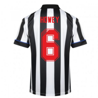 Score Draw Newcastle United 1995 Retro Football Shirt (Howey 6)