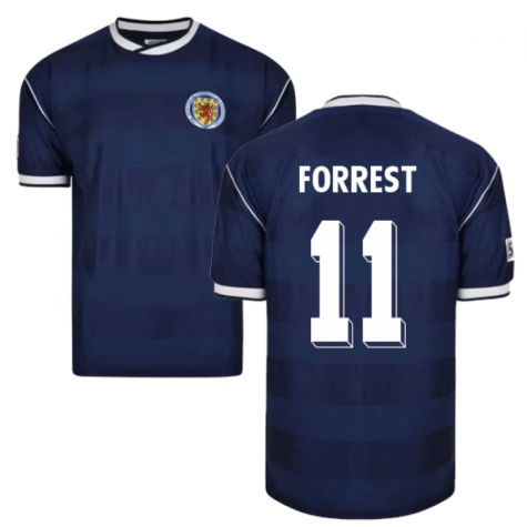 Score Draw Scotland 1986 Retro Football Shirt (Forrest 11)