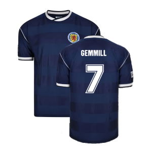 Score Draw Scotland 1986 Retro Football Shirt (GEMMILL 7)