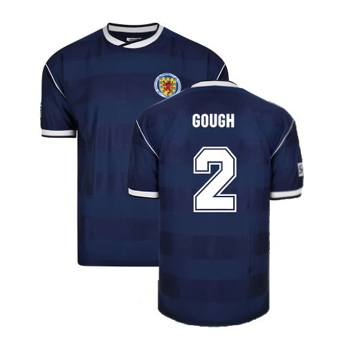 Score Draw Scotland 1986 Retro Football Shirt (Gough 2)