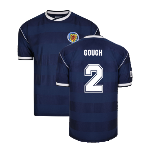 Score Draw Scotland 1986 Retro Football Shirt (Gough 2)
