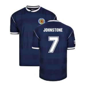 Score Draw Scotland 1986 Retro Football Shirt (JOHNSTONE 7)