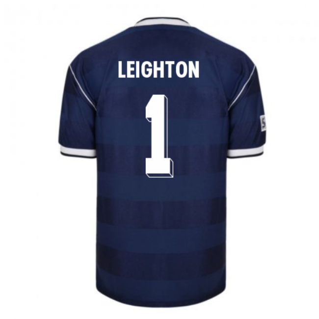 Score Draw Scotland 1986 Retro Football Shirt (Leighton 1)