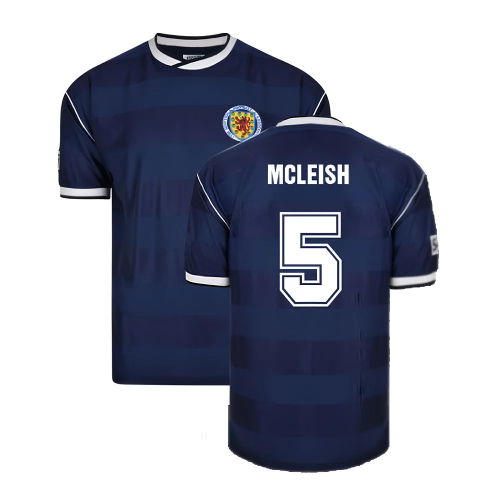 Score Draw Scotland 1986 Retro Football Shirt (MCLEISH 5)