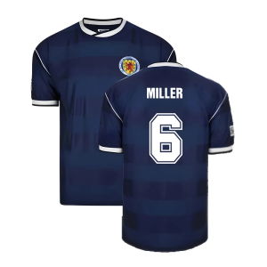 Score Draw Scotland 1986 Retro Football Shirt (Miller 6)