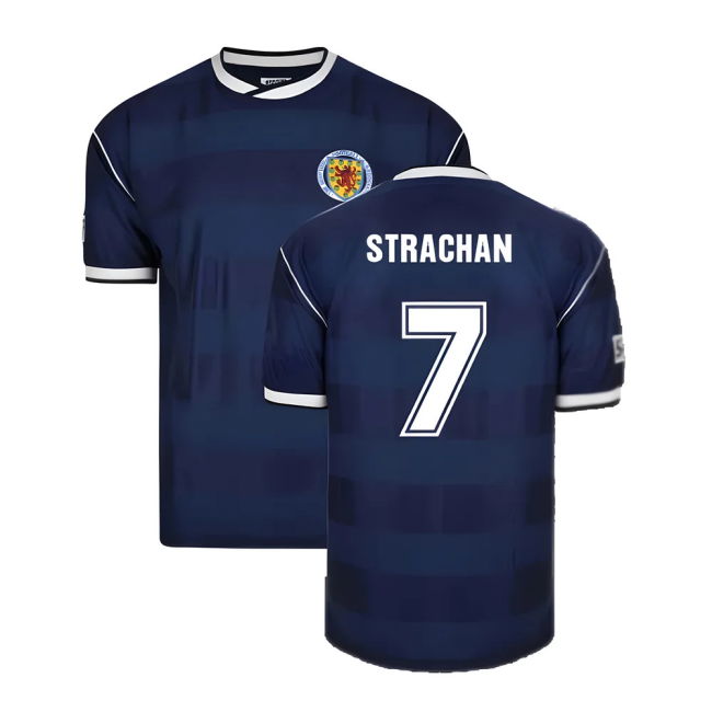 Score Draw Scotland 1986 Retro Football Shirt (Strachan 7)