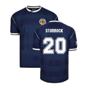 Score Draw Scotland 1986 Retro Football Shirt (Sturrock 20)