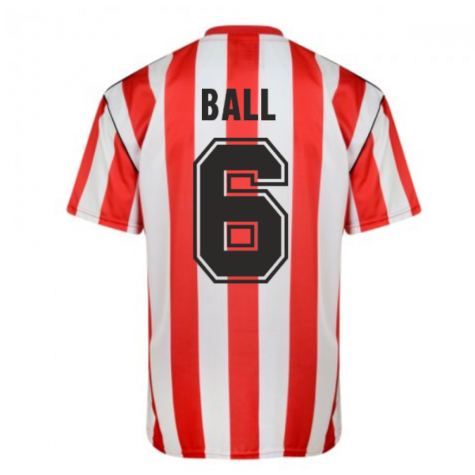 Score Draw Sunderland 1990 Retro Football Shirt (Ball 6)