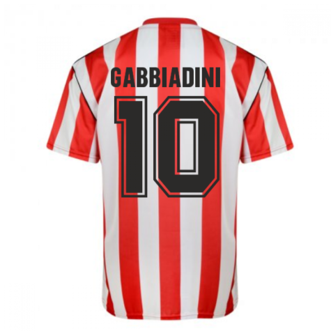 Score Draw Sunderland 1990 Retro Football Shirt (Gabbiadini 10)
