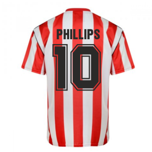 Score Draw Sunderland 1990 Retro Football Shirt (Phillips 10)