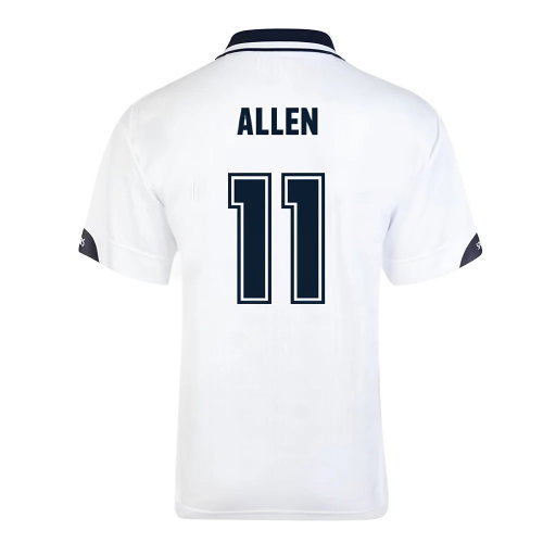 Score Draw Tottenham Hotspur 1991 FA Cup Final Retro Football Shirt (Allen 11)