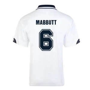 Score Draw Tottenham Hotspur 1991 FA Cup Final Retro Football Shirt (Mabbutt 6)