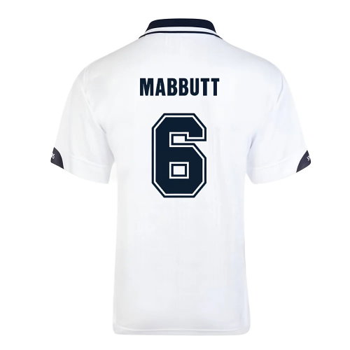 Score Draw Tottenham Hotspur 1991 FA Cup Final Retro Football Shirt (Mabbutt 6)