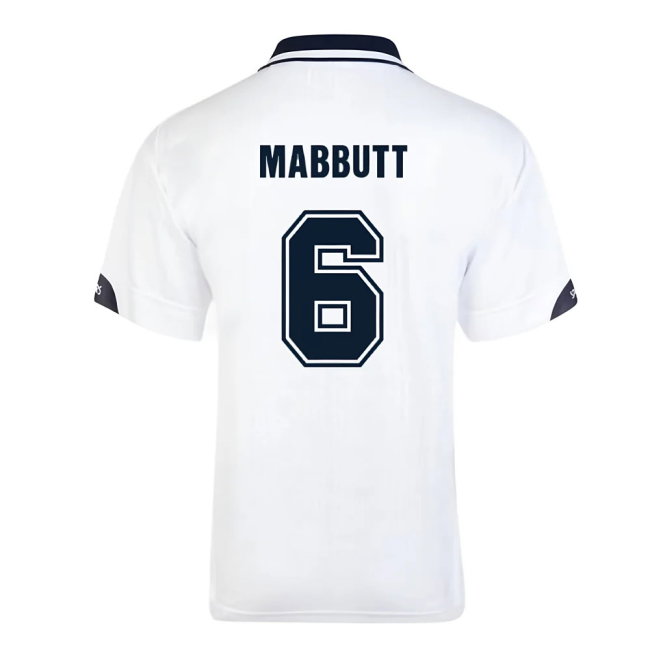 Score Draw Tottenham Hotspur 1991 FA Cup Final Retro Football Shirt (Mabbutt 6)