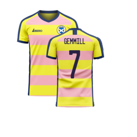 Scotland 2023-2024 Away Concept Football Kit (Libero) (GEMMILL 7) - Little Boys
