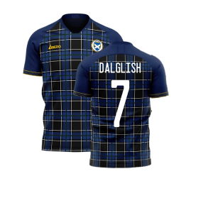 Scotland 2025-2026 Home Concept Football Kit (Libero) (DALGLISH 7)