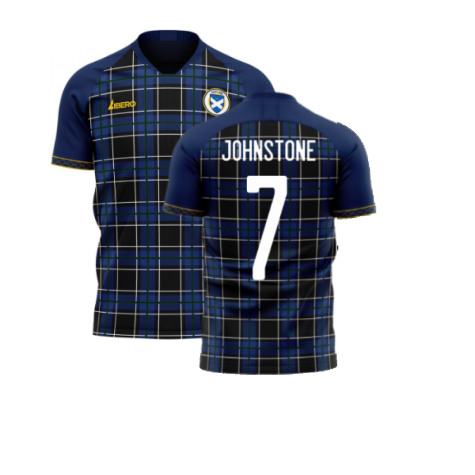 Scotland 2023-2024 Home Concept Football Kit (Libero) (JOHNSTONE 7)