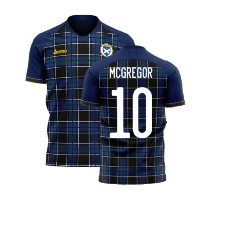 Scotland 2023-2024 Home Concept Football Kit (Libero) (McGREGOR 10)
