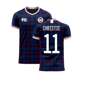 Scotland 2020-2021 Home Concept Shirt (Fans Culture) (CHRISTIE 11)