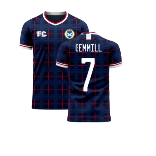 Scotland 2020-2021 Home Concept Shirt (Fans Culture) (GEMMILL 7)