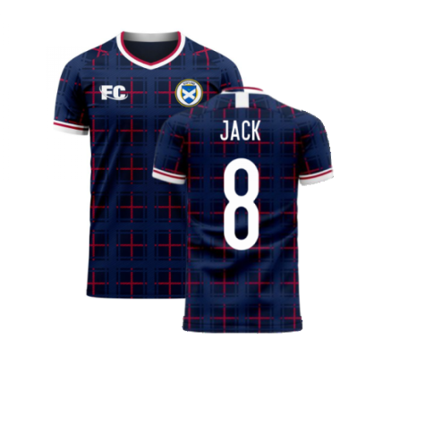 Scotland 2020-2021 Home Concept Shirt (Fans Culture) (Jack 8)