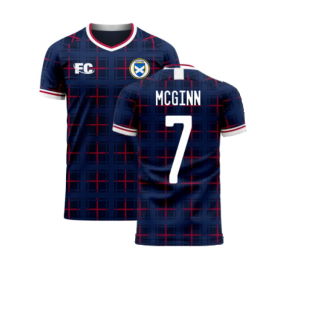 Scotland 2020-2021 Home Concept Shirt (Fans Culture) (McGinn 7)