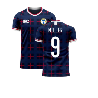 Scotland 2020-2021 Home Concept Shirt (Fans Culture) (Miller 9)