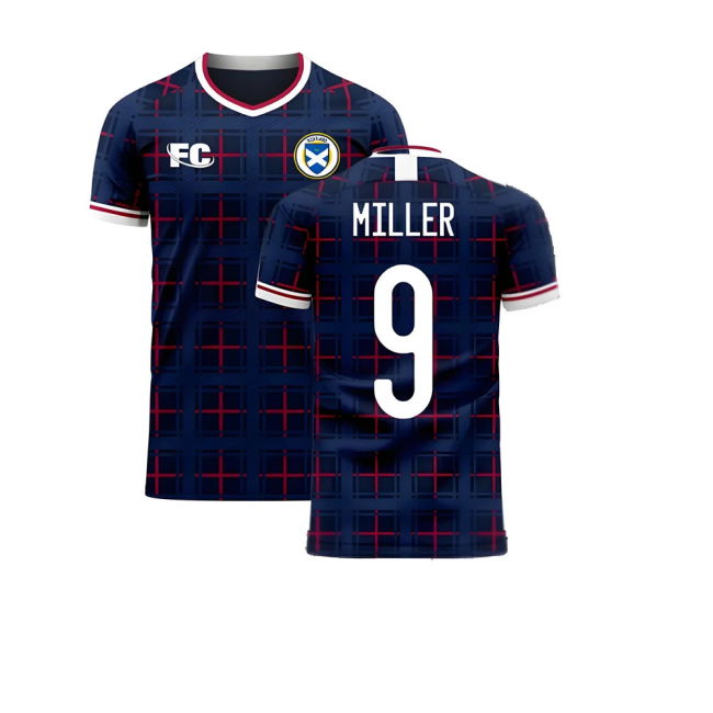 Scotland 2020-2021 Home Concept Shirt (Fans Culture) (Miller 9)