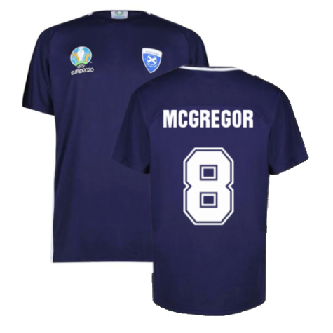 Scotland 2021 Polyester T-Shirt (Navy) (McGregor 8)