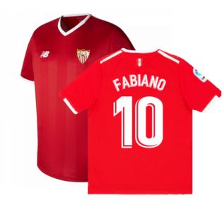 Sevilla 2017-18 Away Shirt ((Excellent) L) (FABIANO 10)