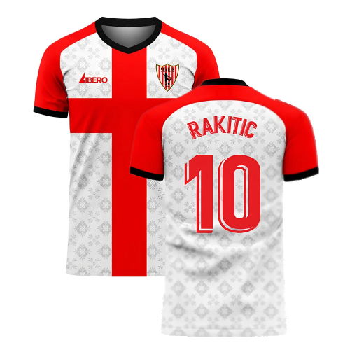 Seville 2025-2026 Home Concept Football Kit (Libero) (RAKITIC 10)