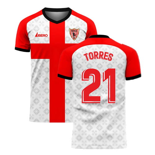 Seville 2025-2026 Home Concept Football Kit (Libero) (TORRES 21)