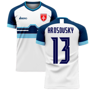 Slovakia 2023-2024 Home Concept Football Kit (Libero) (HROSOVSKY 13)