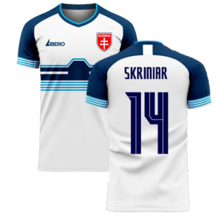 Slovakia 2022-2023 Home Concept Football Kit (Libero) (SKRINIAR 14)