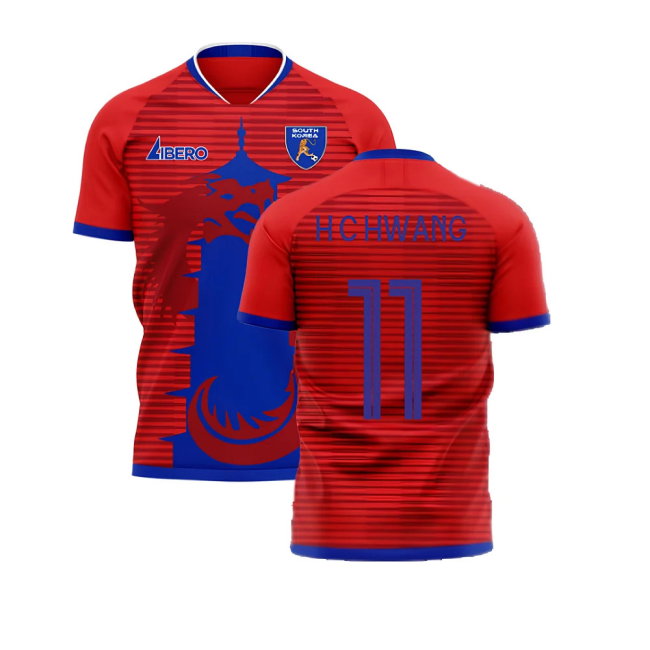 South Korea 2025-2026 Home Concept Football Kit (Libero) (H C HWANG 11)