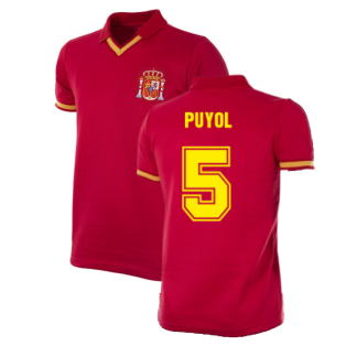 Spain 1988 Retro Football Shirt (PUYOL 5)