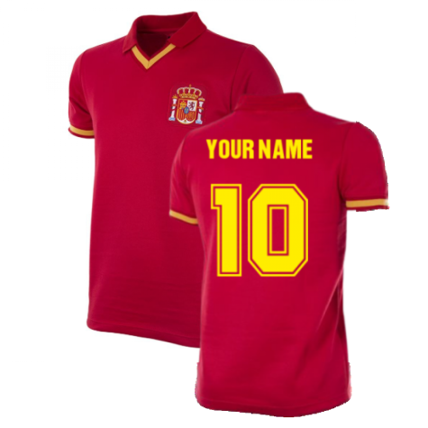 Spain 1988 Retro Football Shirt (Your Name)